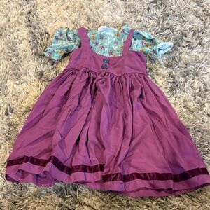 Finding Foxtail Purple and Blue Floral Dress